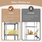 5-Shelf Shelving Unit with Height Adjustable Shelves