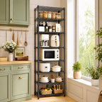 5-Shelf Storage Unit with Height Adjustable Shelves