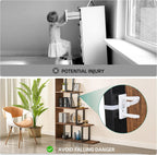 5-Tier Bookshelf L-Shape Freestanding Ladder Corner Bookcase