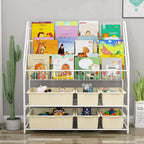 5 Tier Children's Book Organizer Kids and Toys