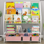 5 Tier Children's Book Organizer Kids and Toys