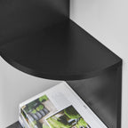 5-Tier Corner Shelf Display Floating in Living Room