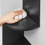 5-Tier Corner Shelf Display Floating in Living Room