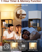 5-Tier Floor Lamp with Shelves Remote Dimmable S-Shaped
