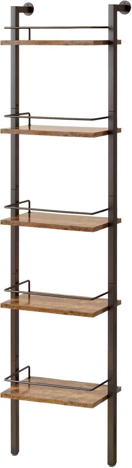5-Tier Freestanding Wine Racks Liquor Shelf Vintage