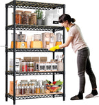 5-Tier Heavy Duty Garage Shelving Unit 180x90x30CM