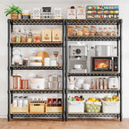 5-Tier Heavy Duty Garage Shelving Unit 180x90x30CM