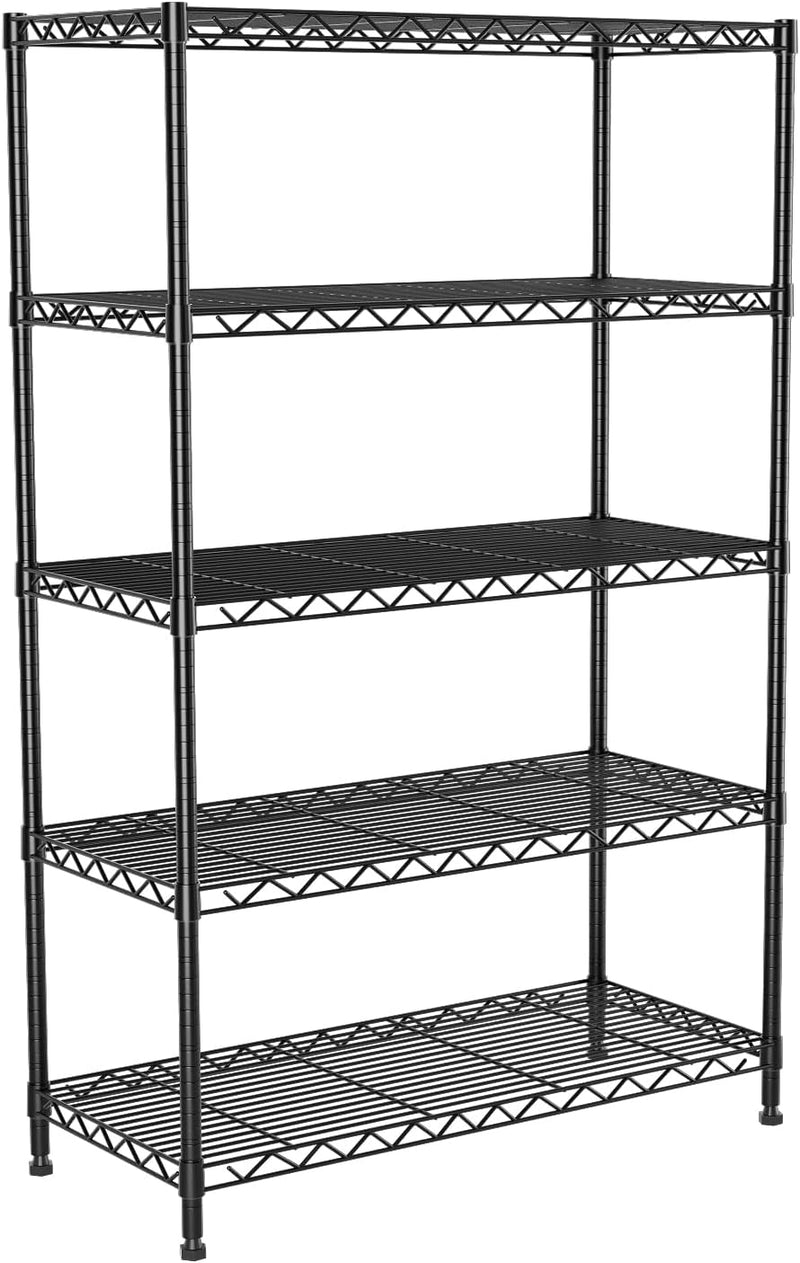 5-Tier Heavy Duty Metal Shelving Unit