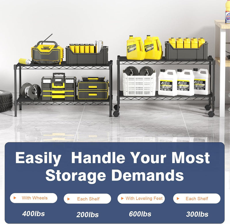 5-Tier Heavy Duty Metal Shelving Unit