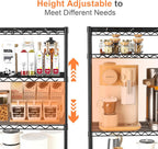 5-Tier Heavy Duty Metal Shelving Unit