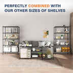 5-Tier Heavy Duty Metal Shelving Unit