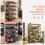 5-Tier Heavy Duty Metal Shelving Unit