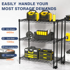 5-Tier Heavy Duty Metal Shelving Unit