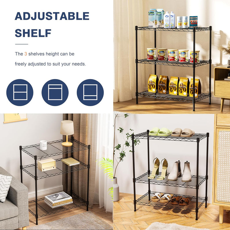 5-Tier Heavy Duty Metal Shelving Unit