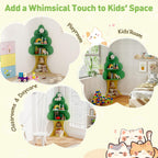 5-Tier Kids Bookcase Wooden Children Bookshelf