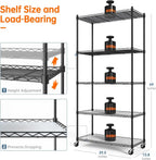 5-Tier Plant Shelf with Grow Light
