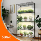 5-Tier Plant Shelf with Grow Light