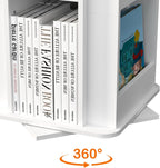 5 Tier Rotating Bookshelf Round