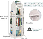 5 Tier Rotating Bookshelf Round
