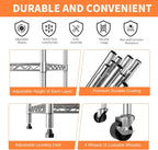 5 Tier Metal Shelving Unit and Storage