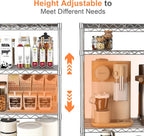 5 Tier Metal Shelving Unit and Storage