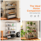 5 Tier Metal Shelving Unit and Storage