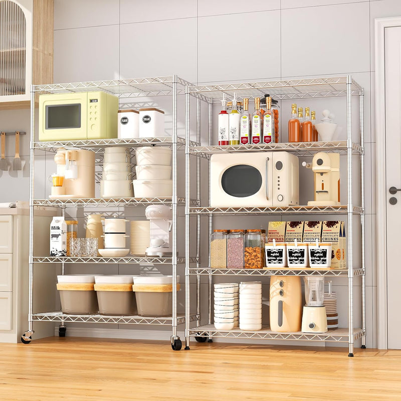 5 Tier Metal Shelving Unit and Storage