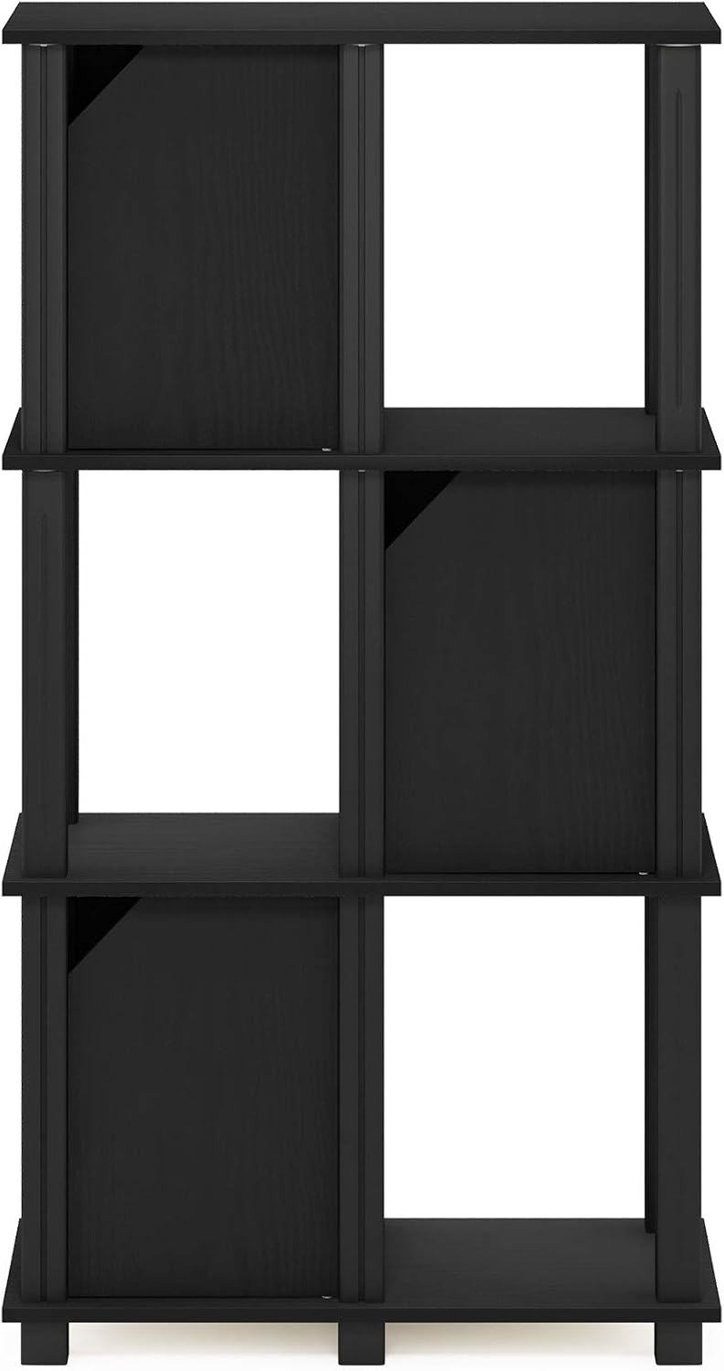 5-Tier Storage Shelf with 4 Doors French Oak