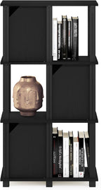 5-Tier Storage Shelf with 4 Doors French Oak