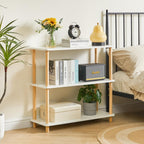 5-Tier Wooden Open Bookcase Modern Freestanding Bookshelf
