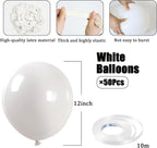 50 Pcs 12 Inch Metallic for Birthday Decorations