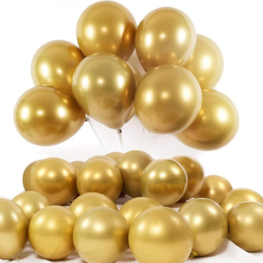 50 Pcs 12 Inch Metallic for Birthday Decorations