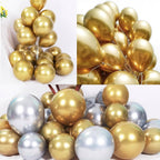 50 Pcs 12 Inch Metallic for Birthday Decorations