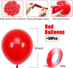 50 Pcs 12 Inch Metallic for Birthday Decorations
