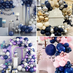 50 Pcs 12 Inch Metallic for Birthday Decorations