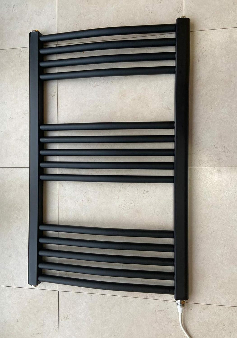 500W X 800h Electric Curved Heated Towel Rail