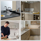 500x350MM 304 Stainless Steel Brushed Single Bowl Kitchen