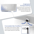 500x350MM 304 Stainless Steel Brushed Single Bowl Kitchen