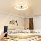 Ceiling Fan with Lights Remote 3 Colours