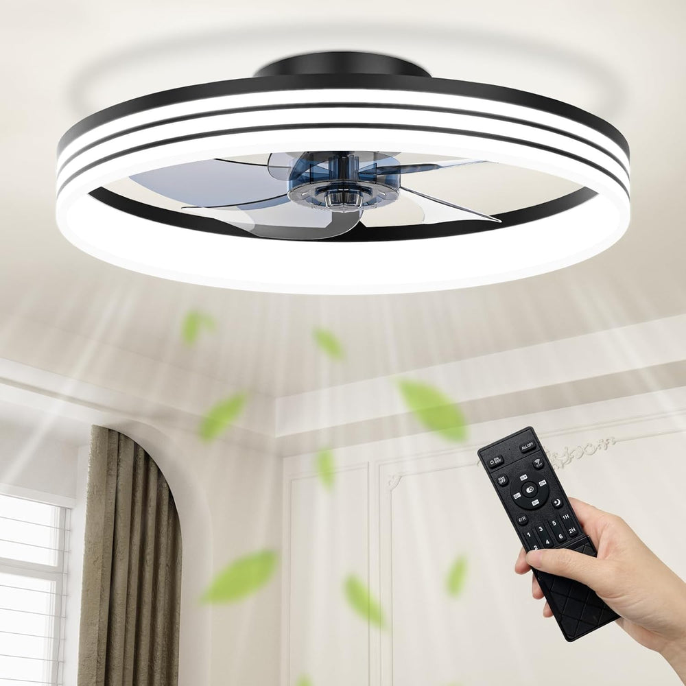 50CM Ceiling Fans with Lights and App Remote