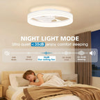 50CM Ceiling Fans with Lights and App Remote