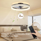 50CM Ceiling Fans with Lights and App Remote