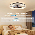 50CM Ceiling Fans with Lights and App Remote