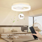 50CM Ceiling Fans with Lights and App Remote