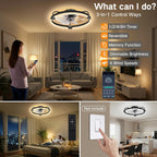 50CM Ceiling Fans with Lights and Remote 6