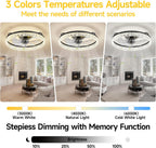 50CM Ceiling Fans with Lights and Remote 6
