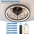 50CM Ceiling Fans with Lights and Remote Protective