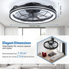 50CM Ceiling Fans with Lights and Remote Protective