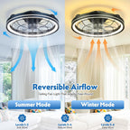 50CM Ceiling Fans with Lights and Remote Protective