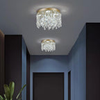 50CM Crystal Chandelier Modern Flush Mount Ceiling Light